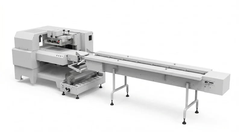 7-servo large-format flow wrapping machine
