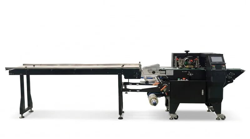 3-servo standard flow wrapping machine for regular solid products